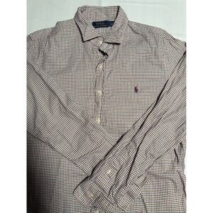 Polo Ralph Lauren Men's Checkered Long Sleeve Button Down Shirt